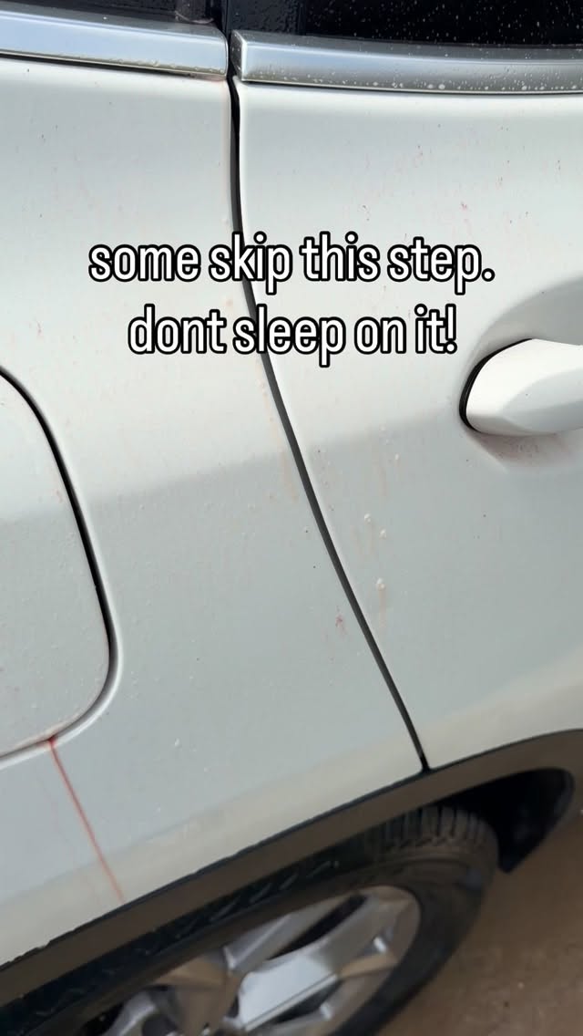 you may think your car is clean. decon steps reveal everything. ceramic coating on this beautiful X3