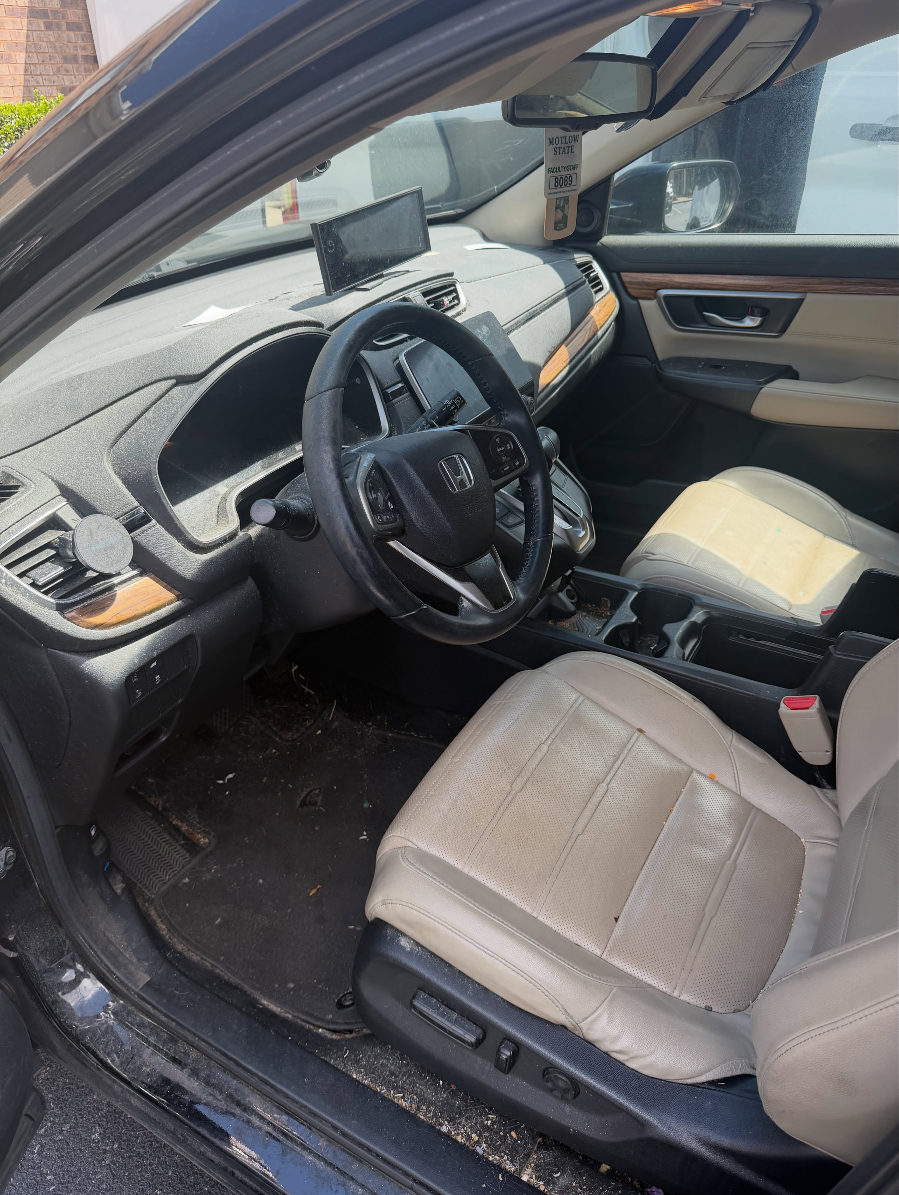 some before and after work. MUCH needed interior reset + odor elimination on this 2018 Honda CRV! Ne